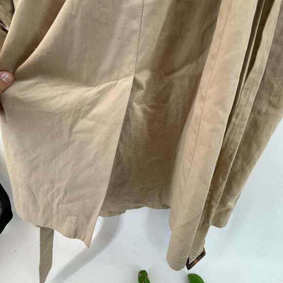 Banana Republic early 2000s Timeless trench coat with belt Womens Size Large - Picture 10 of 15